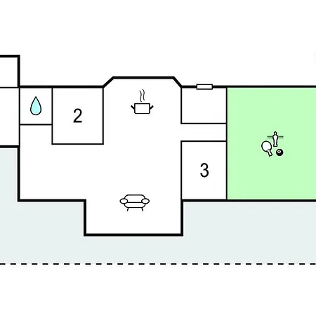 5 Bedroom Cozy In Vaeggerlose Σπίτι διακοπών